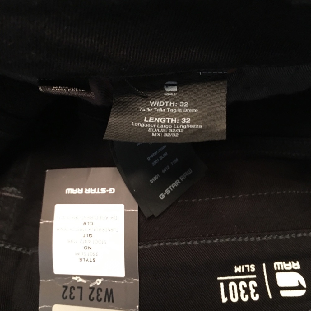 Brand NWT Men’s G Star Raw Jeans - Gstar - Picture 5 of 5